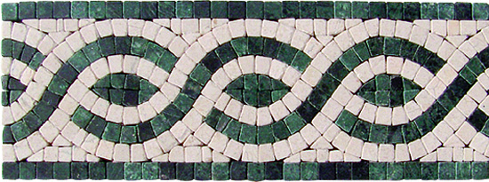 Mosaic border patterns by Mosaics Lab