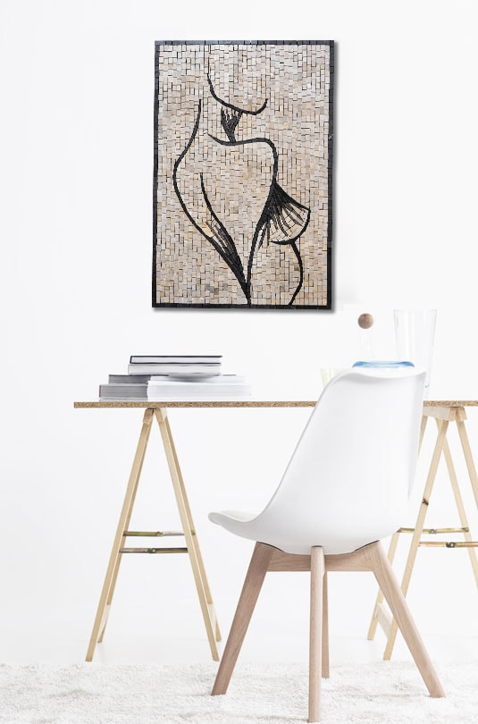 Stunning Mosaic Mural by Mosaics Lab