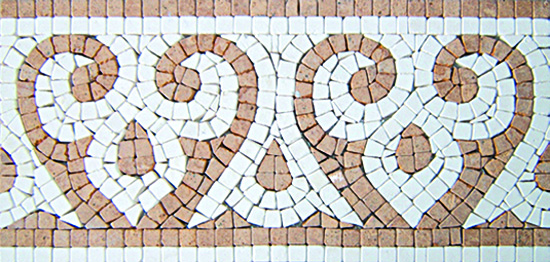 Mosaic borders by Mosaics Lab
