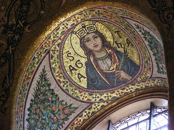 Westminster Chapel Mosaic Piece. Mosaic Art Destination. 