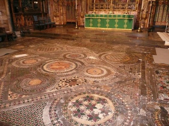 Beautiful Pavement Mosaic. Mosaic Art Destination.