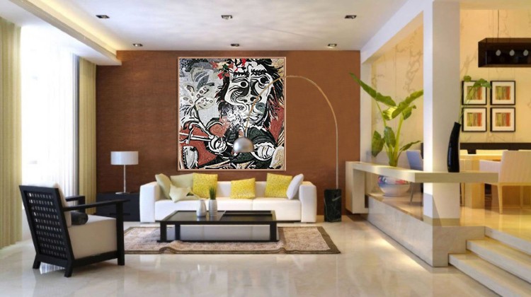 Abstract Mosaic Artwork by Mosaics Lab