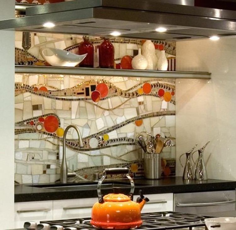 Kitchen Mosaic Backsplash Artwork