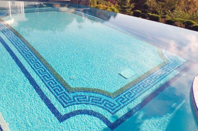 Beautiful roman Pool tiles