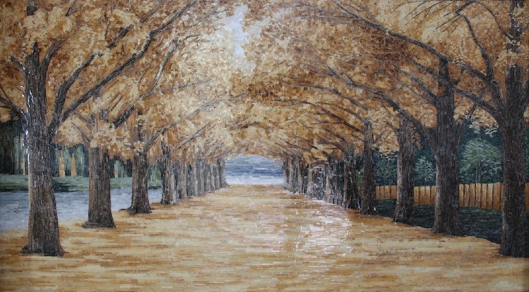 Fall Mosaic Murals, Tiles Mosaic Designs, Mosaic Artwork
