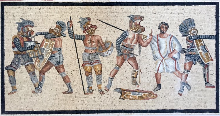 Roman Mosaic Design by Mosaics Lab