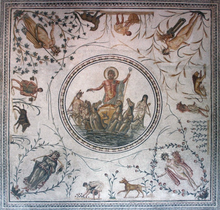 Roman Mosaic Mural Art by Mosaics Lab