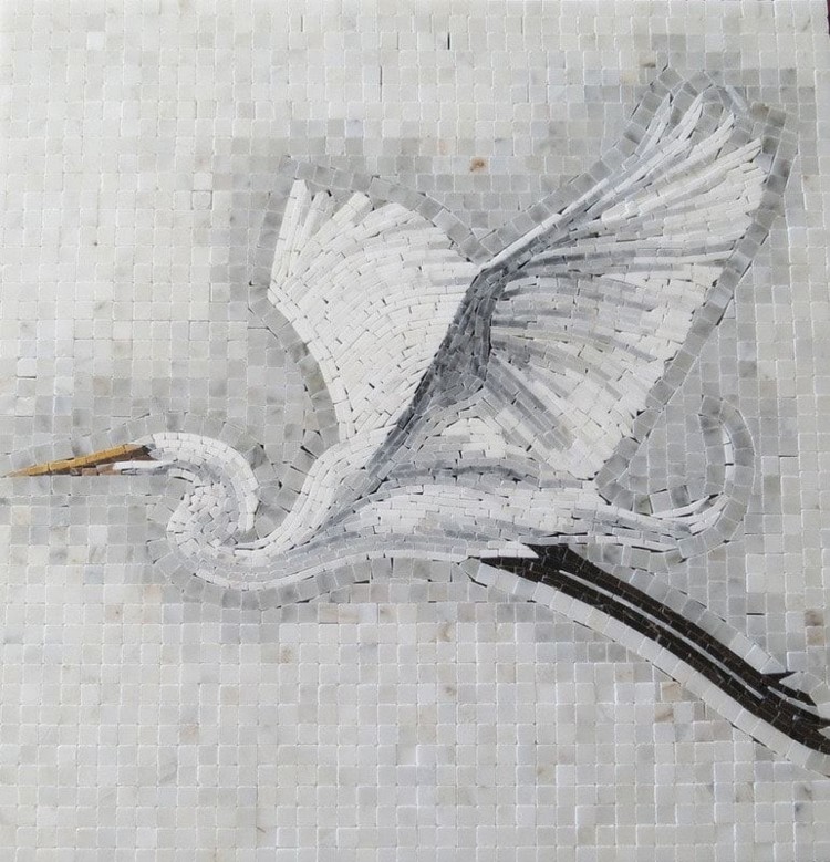 Bird Mosaic Murals and Bird Mosaic Designs