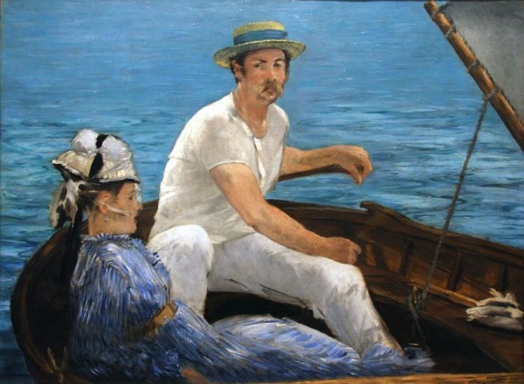 Boating artwork by Edouard Manet