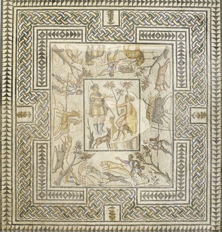 Roman Mosaic Tapestry Art by Mosaics Lab