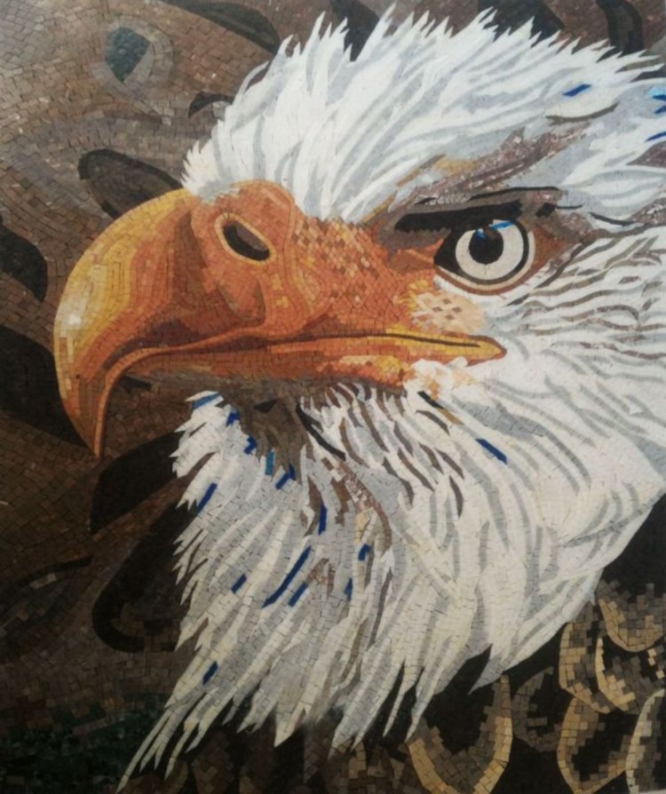 Eagle Bird Mosaic Artwork