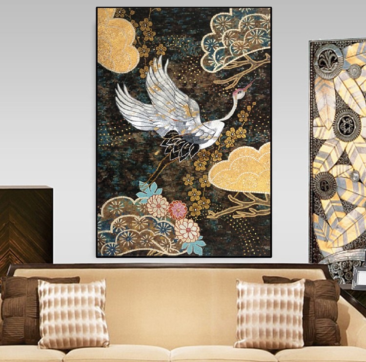Black Friday Mosaic Mural Centerpiece by Mosaics Lab