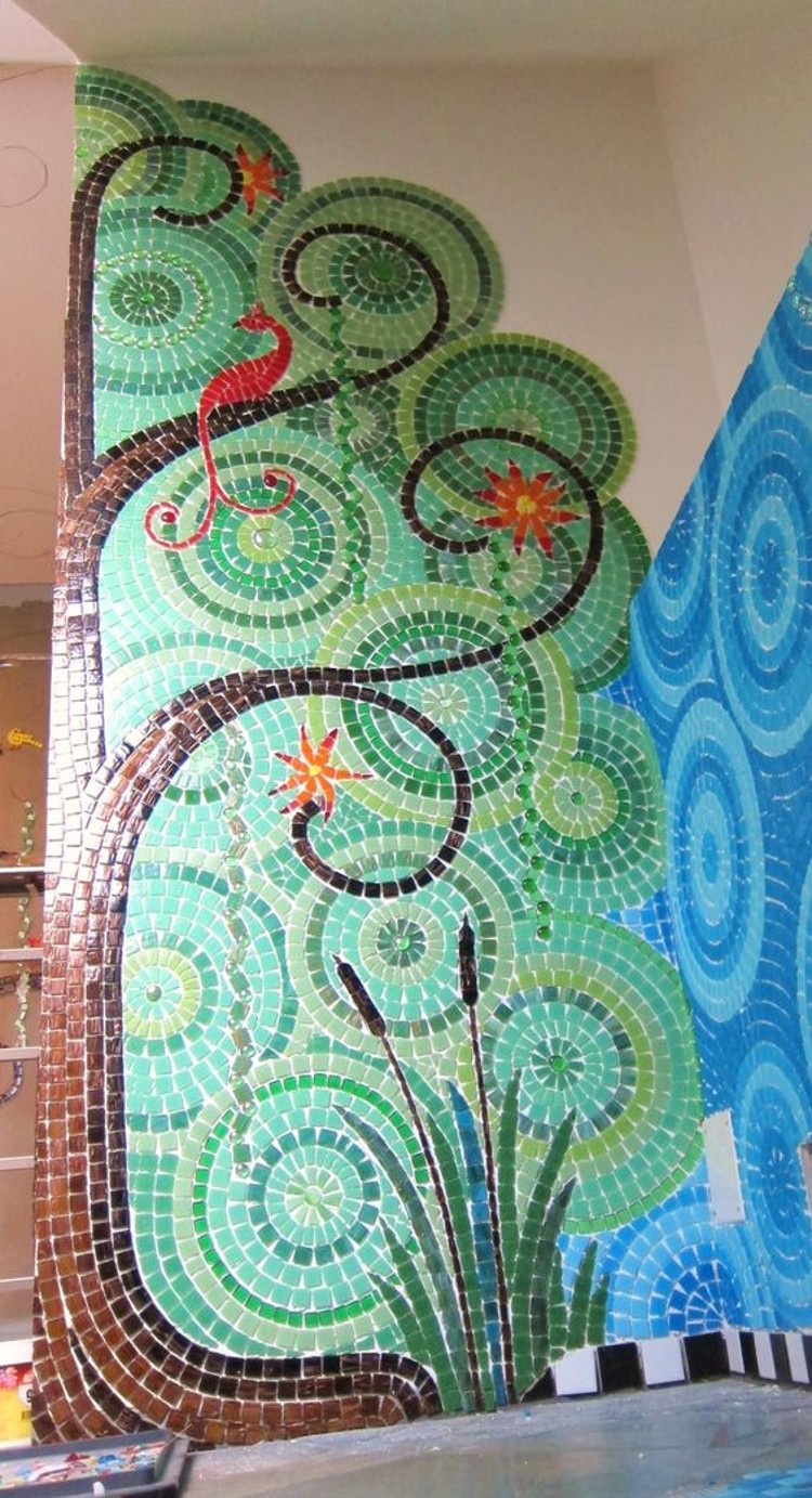 Beautiful Mosaic Artwork for kitchen backsplash