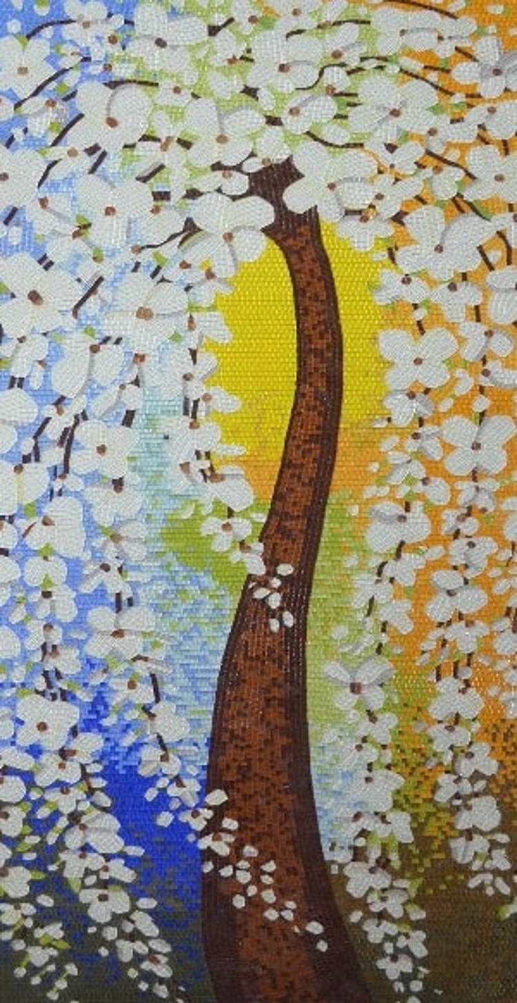 Stunning Mosaic tree design by mosaics lab