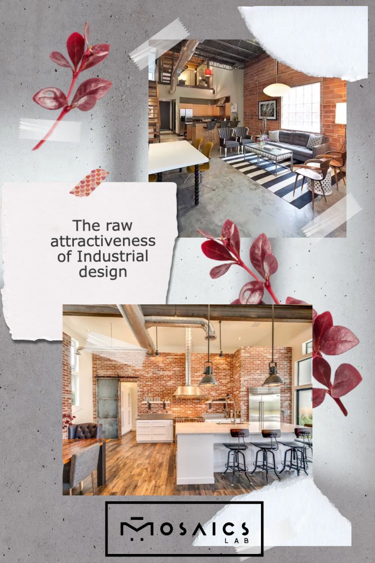 Industrial interior Design, Industrial interiors, Mosaic trends and designs