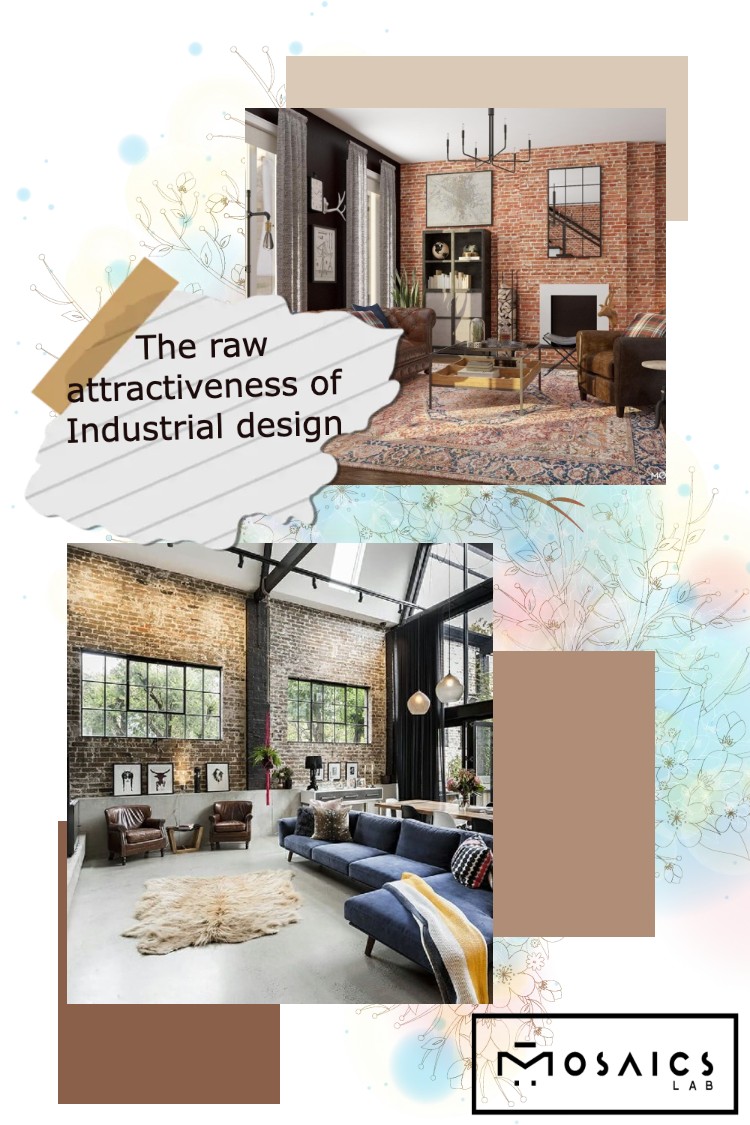 Industrial interior Design, Industrial interiors, Mosaic trends and designs