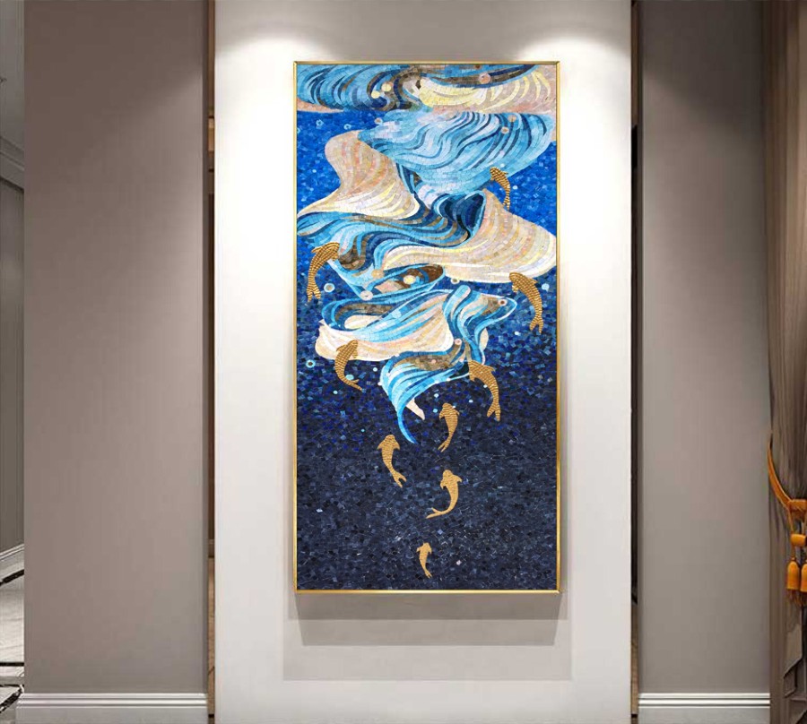 Mosaic Mural Artwork, Mosaic Mural Design, Mosaic Murals