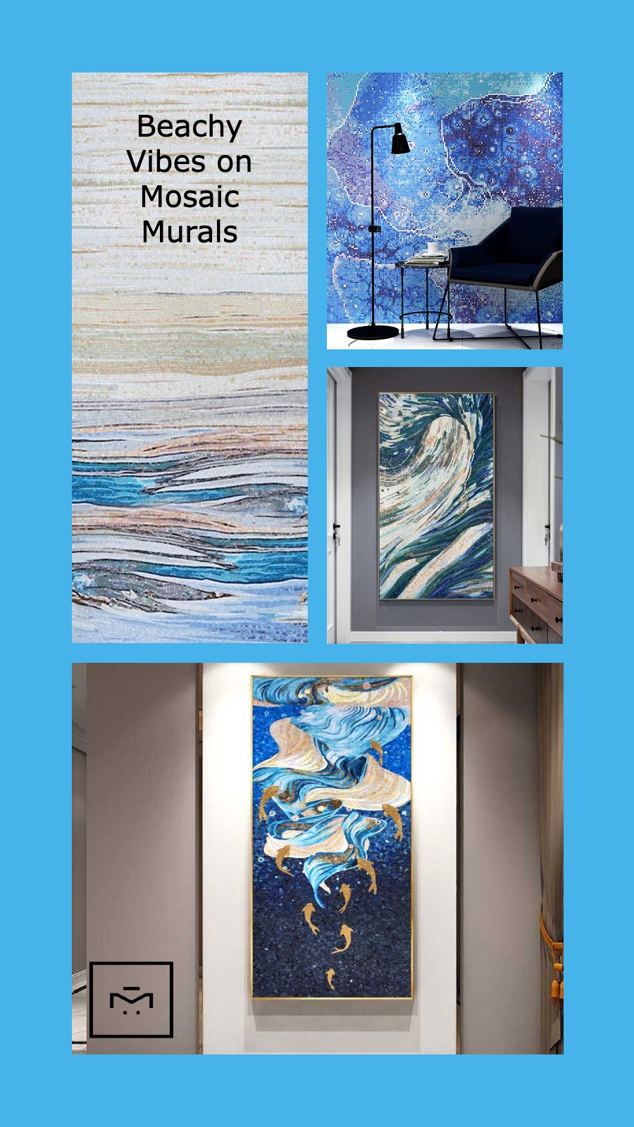 Mosaic Mural Artwork, Mosaic Mural Design, Mosaic Murals
