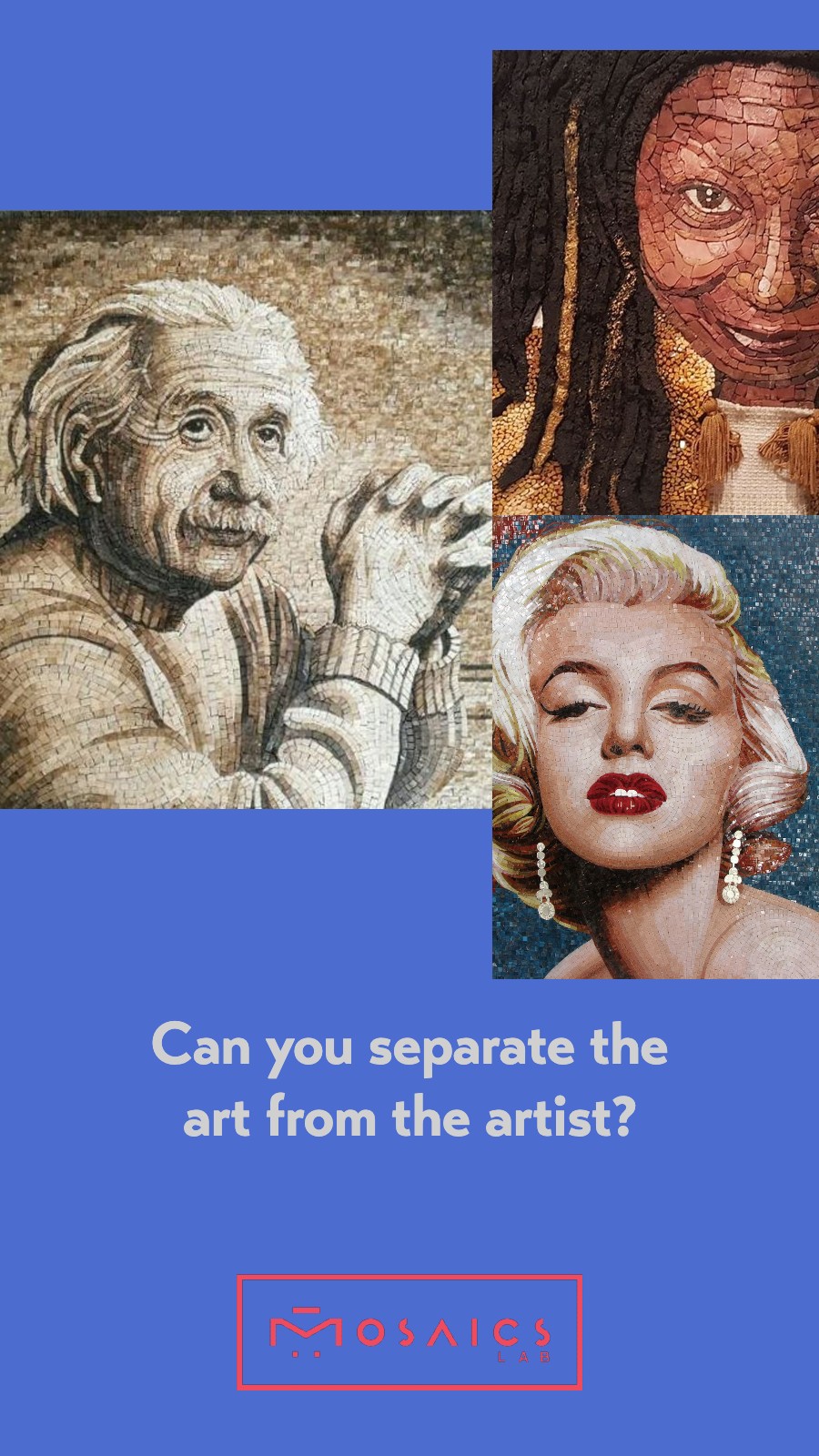 Mosaic Mural Portrait Artworks by Mosaics Lab