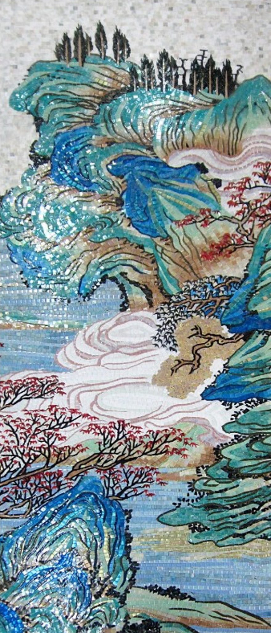 Mosaic Mural Artwork, Mosaic Mural Design, Mosaic Designs