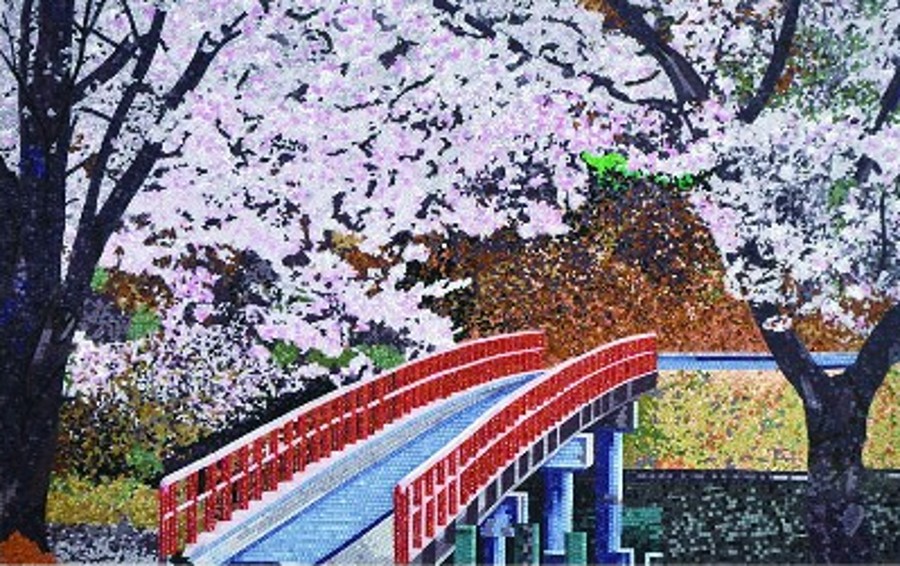 Asian Mosaic Design Art