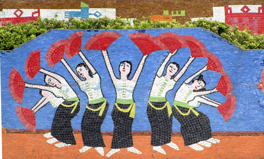Larget ceramic mosaic, mosaic mural design, mosaic artwork