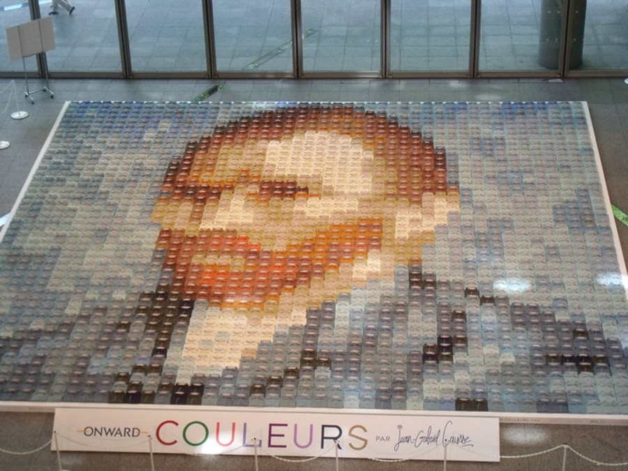 Vincent Van Gogh mosaic mural, Mosaic reproduction, Mosaic Design