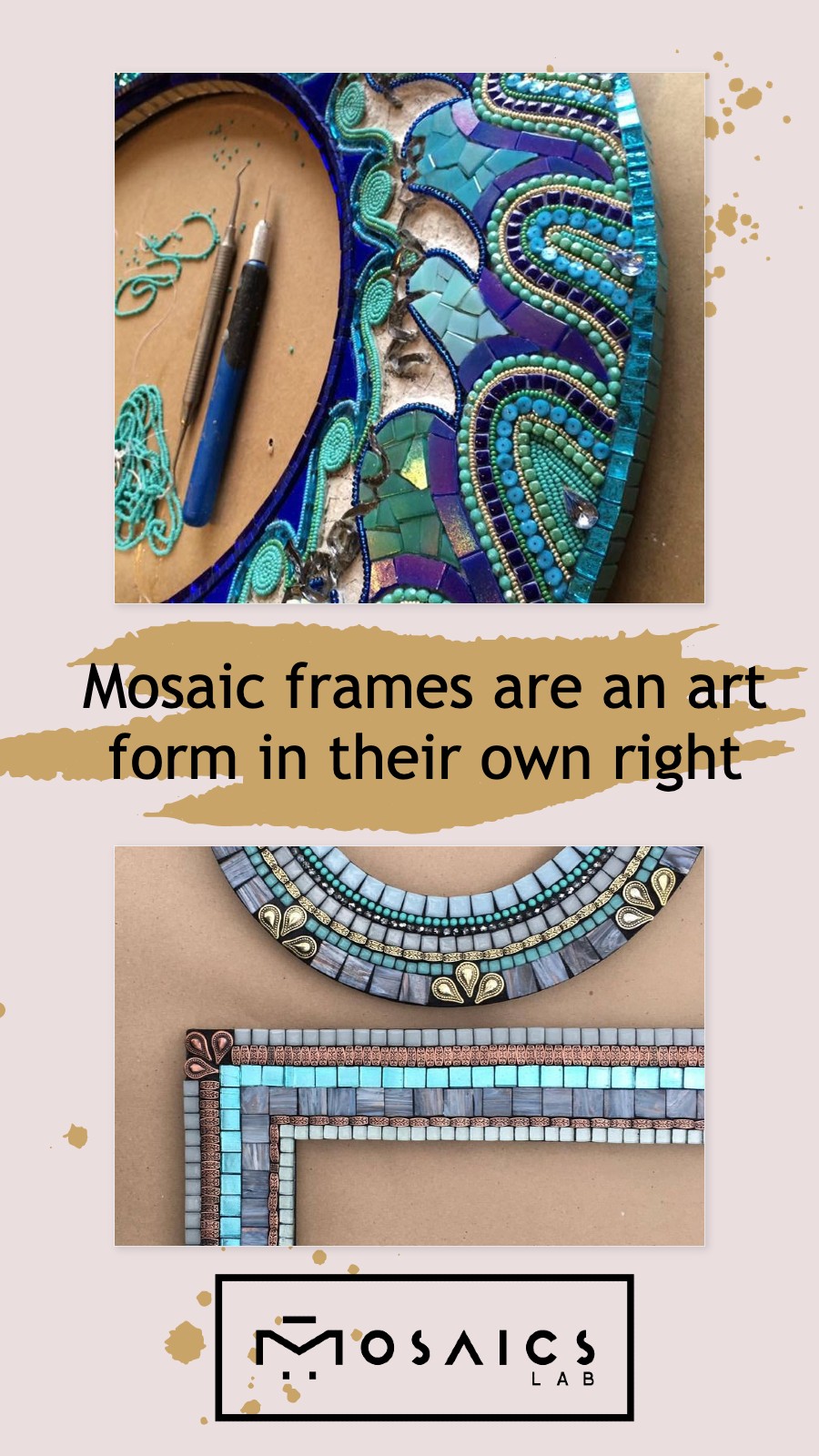 Mosaic Borders, Mosaic Mirrors, Mosaic listello