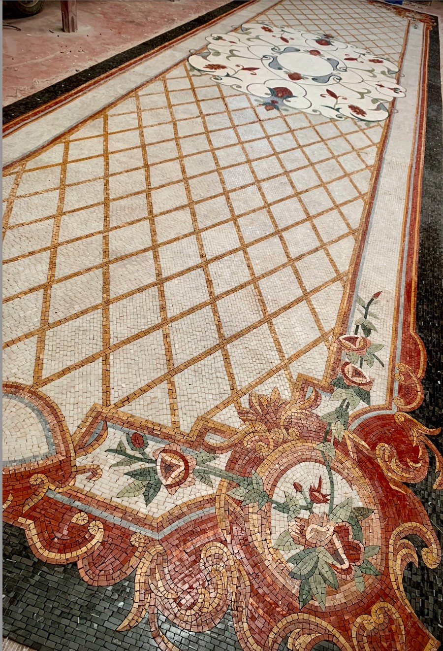 Marble_Mosaic_Mural - Mosaic_Design - Marble_Mosaic_Artwork