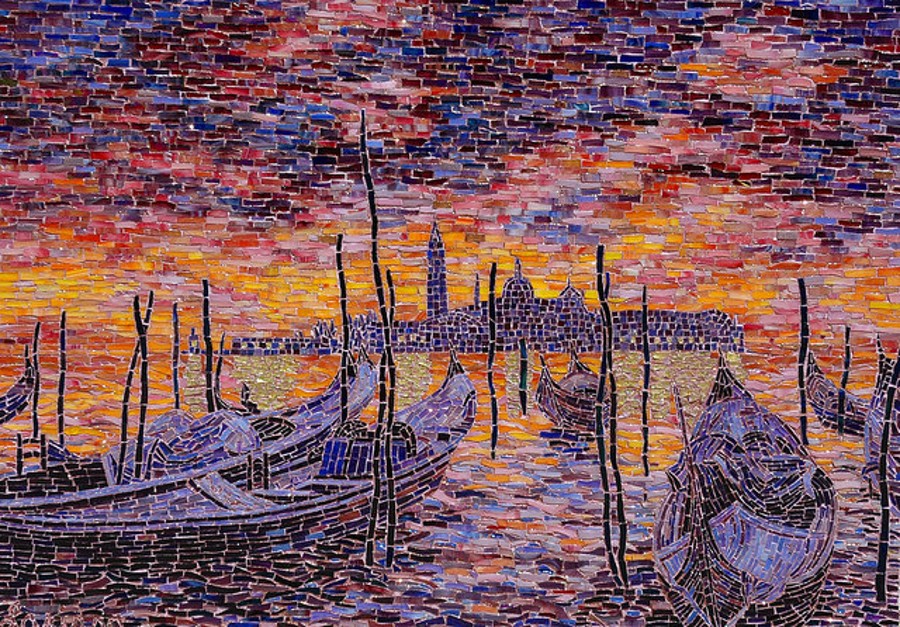 Scenery_Mosaic_Mural - Scenery_Mosaic_Artwork - Sky_Mosaic_Design