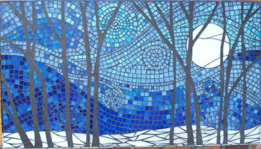 Scenery_Mosaic_Mural - Scenery_Mosaic_Artwork - Sky_Mosaic_Design