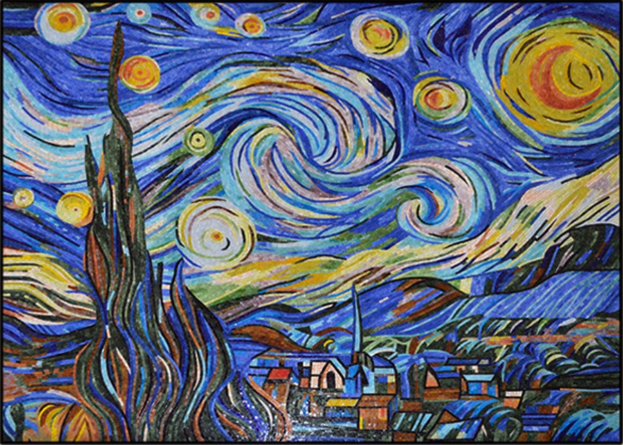 Scenery_Mosaic_Mural - Scenery_Mosaic_Artwork - Sky_Mosaic_Design