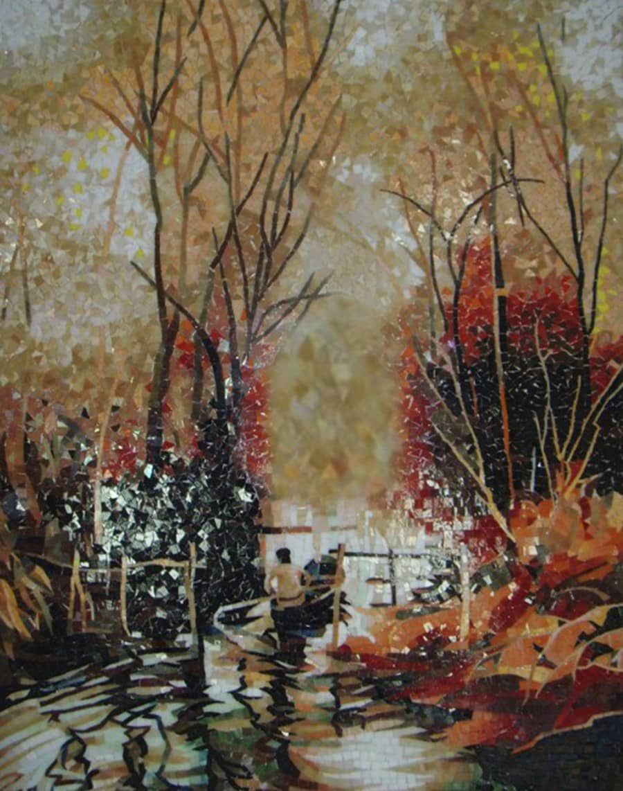Handmade_Mosaic_Mural - Mosaic_Wall_Art - Mosaic_Wall_Design