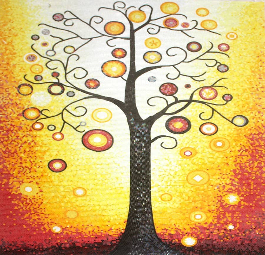 Handmade_Mosaic_Mural - Mosaic_Wall_Art - Mosaic_Wall_Design