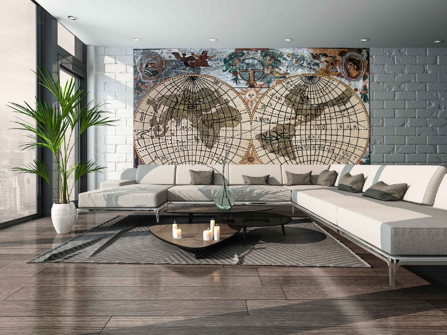 Amazing mosaic mural artwork and mosaic design