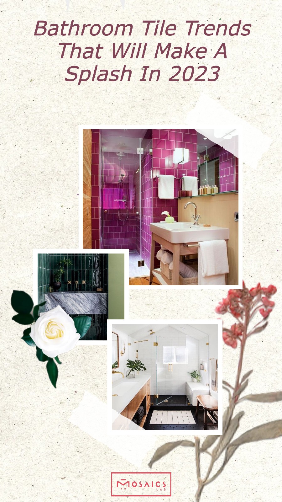 Bathroom_Mosaic_Artworks - Bathroom_Backsplash - Bathroom_Tiles