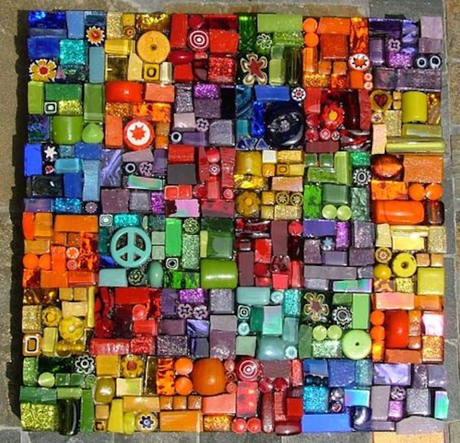 Rainbow_Mosaic_Artwork - Rainbow_Color_Mosaics - Mosaic_Mural_Artwork