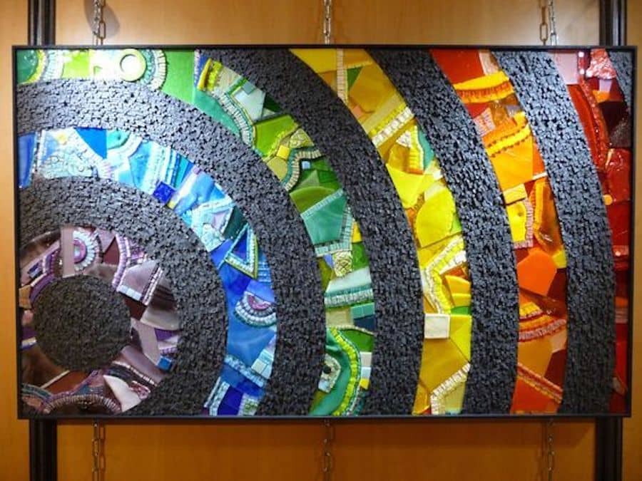 Rainbow_Mosaic_Artwork - Rainbow_Color_Mosaics - Mosaic_Mural_Artwork